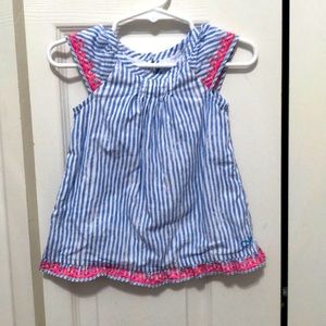 Vineyard Vines blue striped dress